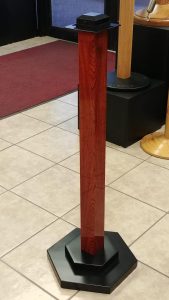 Wood Post and Rope Stanchion Wood Post and Rope Stanchion