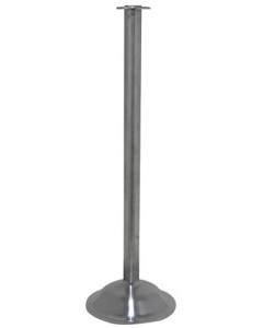 Classic Flat Top Satin Stanchions
