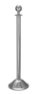 Polished Stainless Rope Stanchion Post