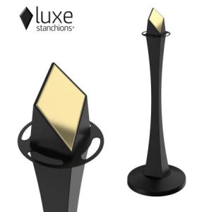 Black Luxe Stanchion