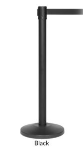 Cheap Black Retractable Stanchions