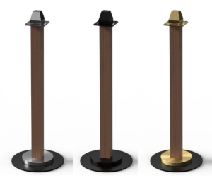 Outdoor Wooden Crowd Control Stanchions