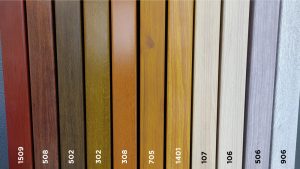 Stanchion Masters Wood Grain Aluminum Post Color Choices
