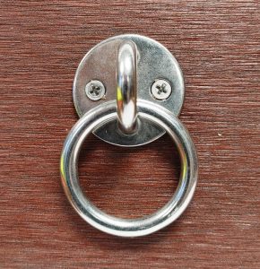 Stainless Steel Round Pad Eye Loop