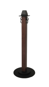 WPC Hitching Post Plastic Wood Stanchion