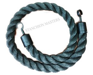 Durable Black Rental Stanchion Rope