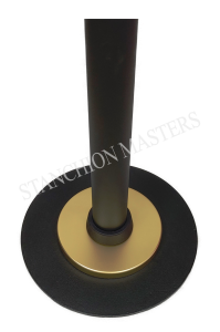 Stanchion Masters Retractable Stanchions Gold Base Cover