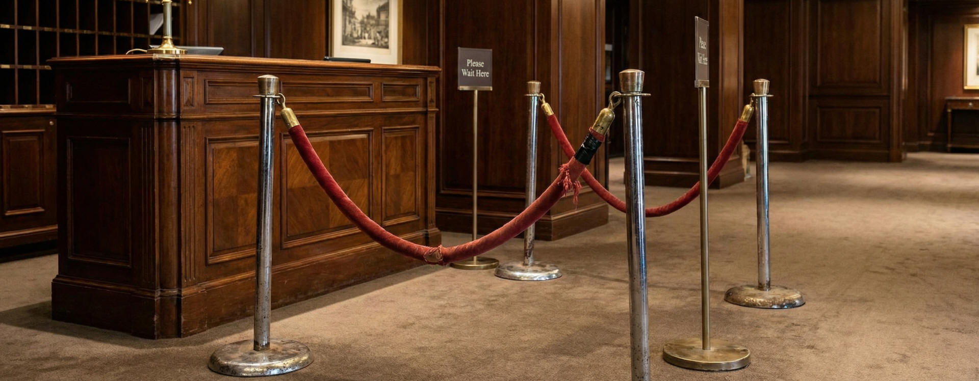 Upgrade Old Worn Stanchions and Ropes With Replacement Stanchions and Ropes