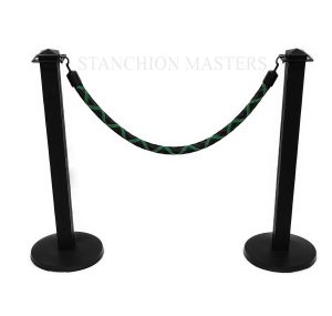 Black and Green Stanchion Rope