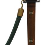 Stanchion Masters Forest Green Rope Gold Ends