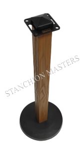 Wooden stanchions for Grocery Stores