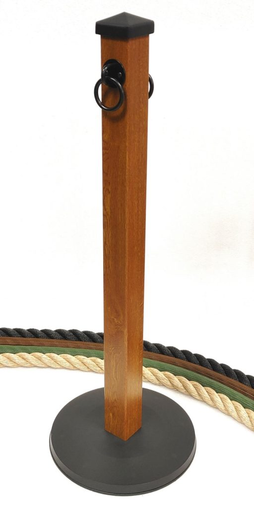 302 Golden Brown Wooden Stanchion