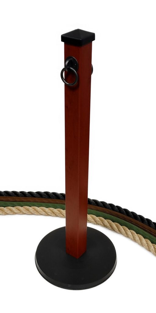 Mahogany Wooden Stanchion