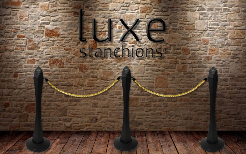 Luxe Brilliant Gold Stanchion Ropes