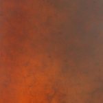 cloudy orange faux rust