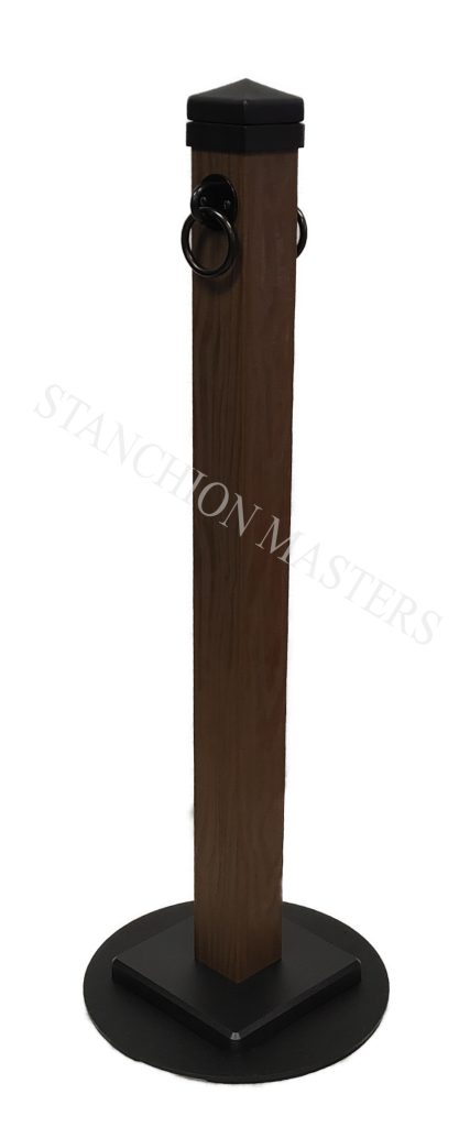 Walnut Wood Stanchion Stanchion Masters Nature Inspired Stanchions