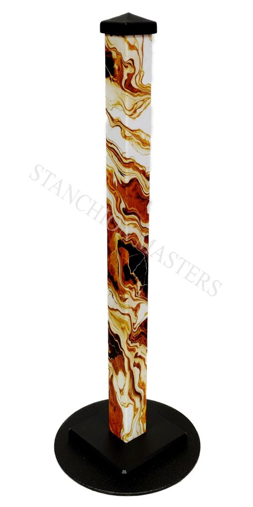 Hot Fudge Sundae Swirled Marble Stanchion