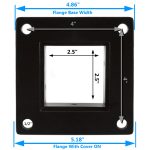 2.5 flange specs