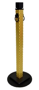 gold cube top stanchion