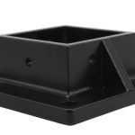 2.5 inch square aluminum deck post flange
