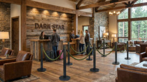 Dark Star matte black stanchions