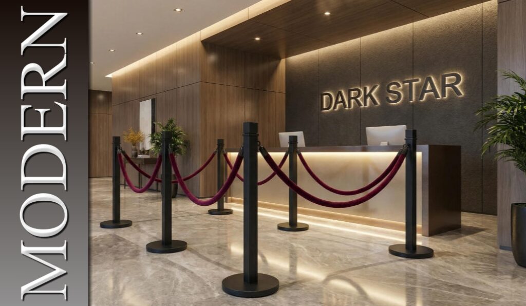 Dark Star Black Stanchions