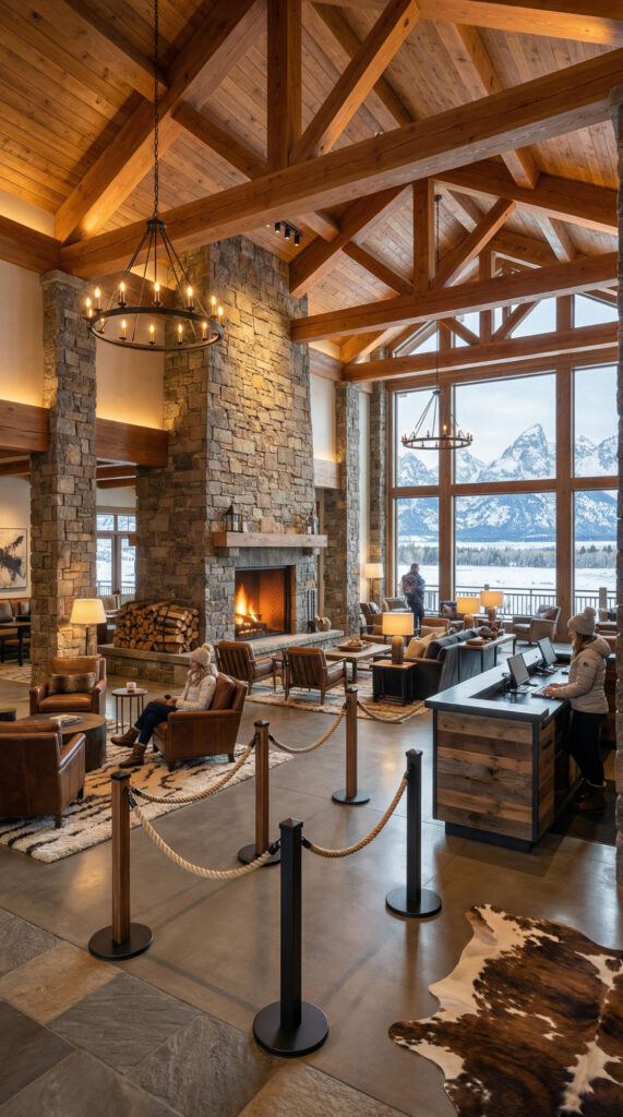 Contrast Added to Mountain Modern with Matte Black