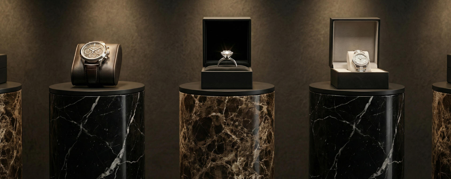 Decorative Pedestals for Product Display by Stanchion Masters Decorative Pedestal Columns for Luxury Product Display by Stanchion Masters