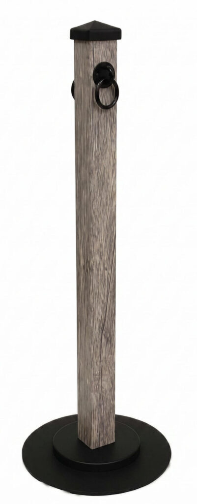 Weathered Driftwood Faux Wood Stanchions by Stanchion Masters
